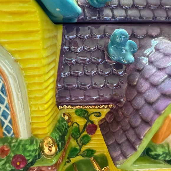 Rare Retired Christopher
Radko Easter Bunny Rabbit Centerpiece Cookie Jar VTG - Picture 4 of 11